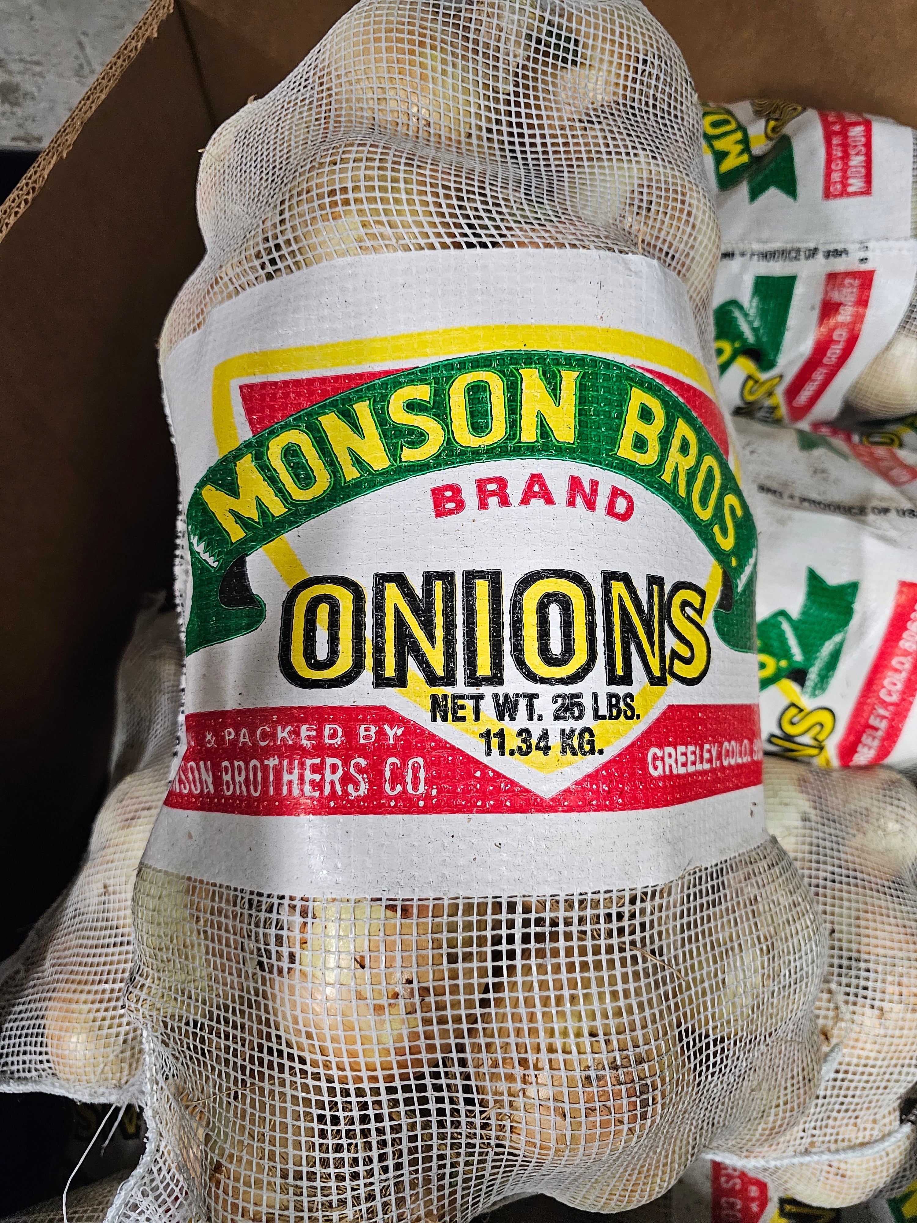 Onions, Sweet Yellow - Local - 25lb Bag