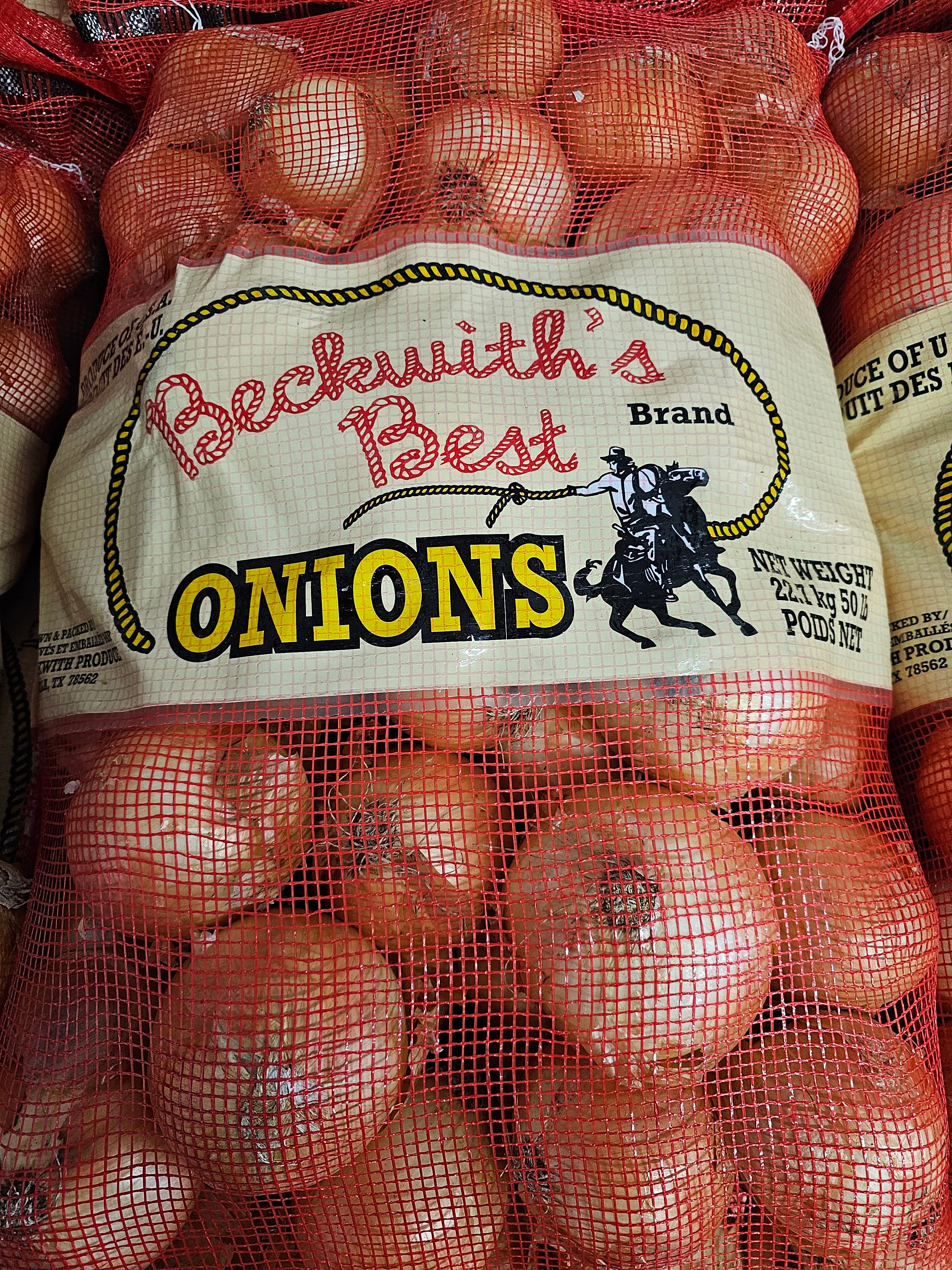 Onions, Yellow - 50lb bag